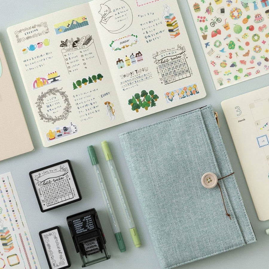 Yuru Log Sticker Sheets x2 - Under the Rowan Trees