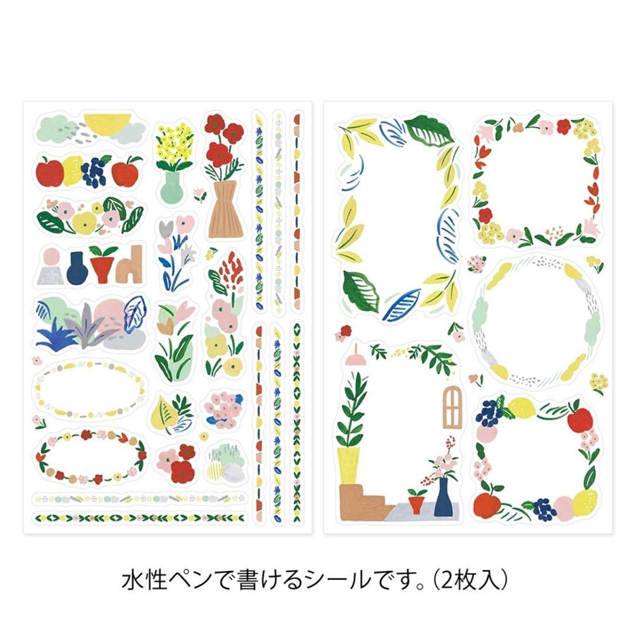 Yuru Log Sticker Sheets x2 - Travel & Hotel