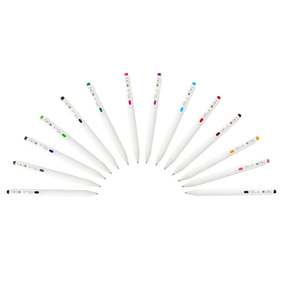 Zebra Sarasa r 0.4mm Retractable Gel Pens - Black - Zebra