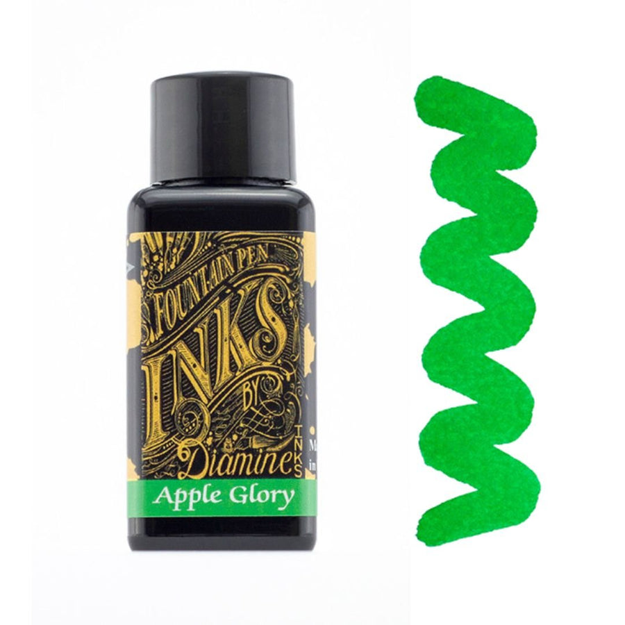 Greens Diamine Fountain Pen Inks 30ml - Apple Glory