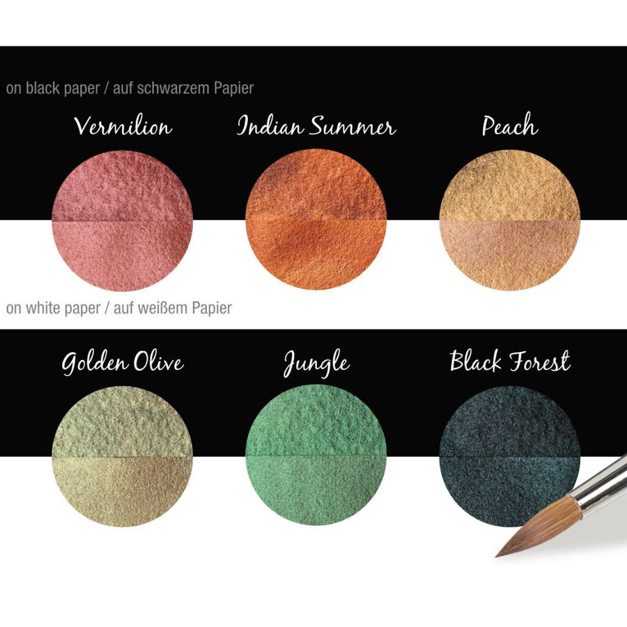 Autumn Coliro Pearlcolors Set of Six-Calligraphy Inks-Coliro-