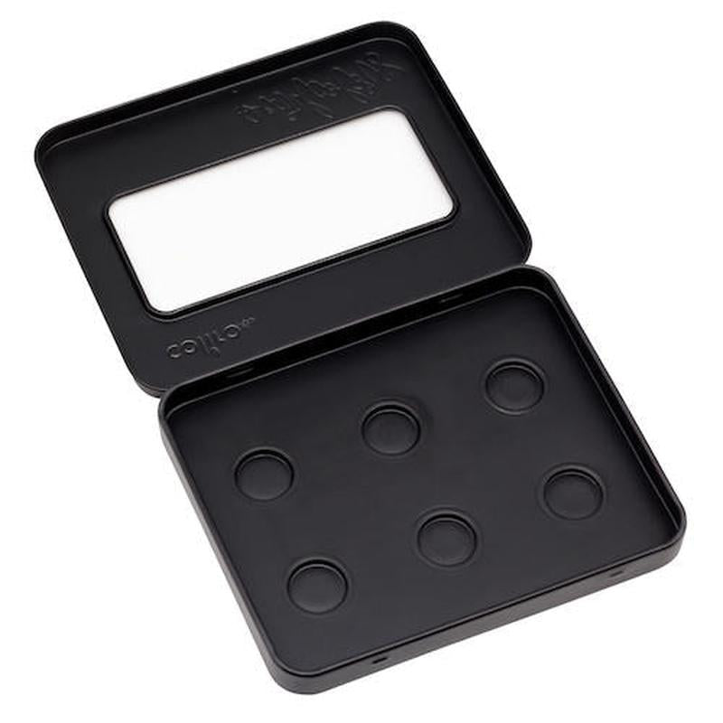 Black Metal Storage Tin Coliro Pearlcolors-Storage-Coliro-