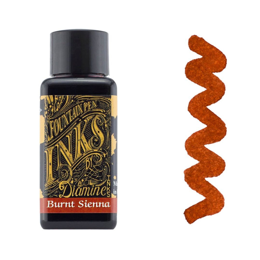 Browns Diamine Fountain Pen Inks 30ml - Burnt Sienna