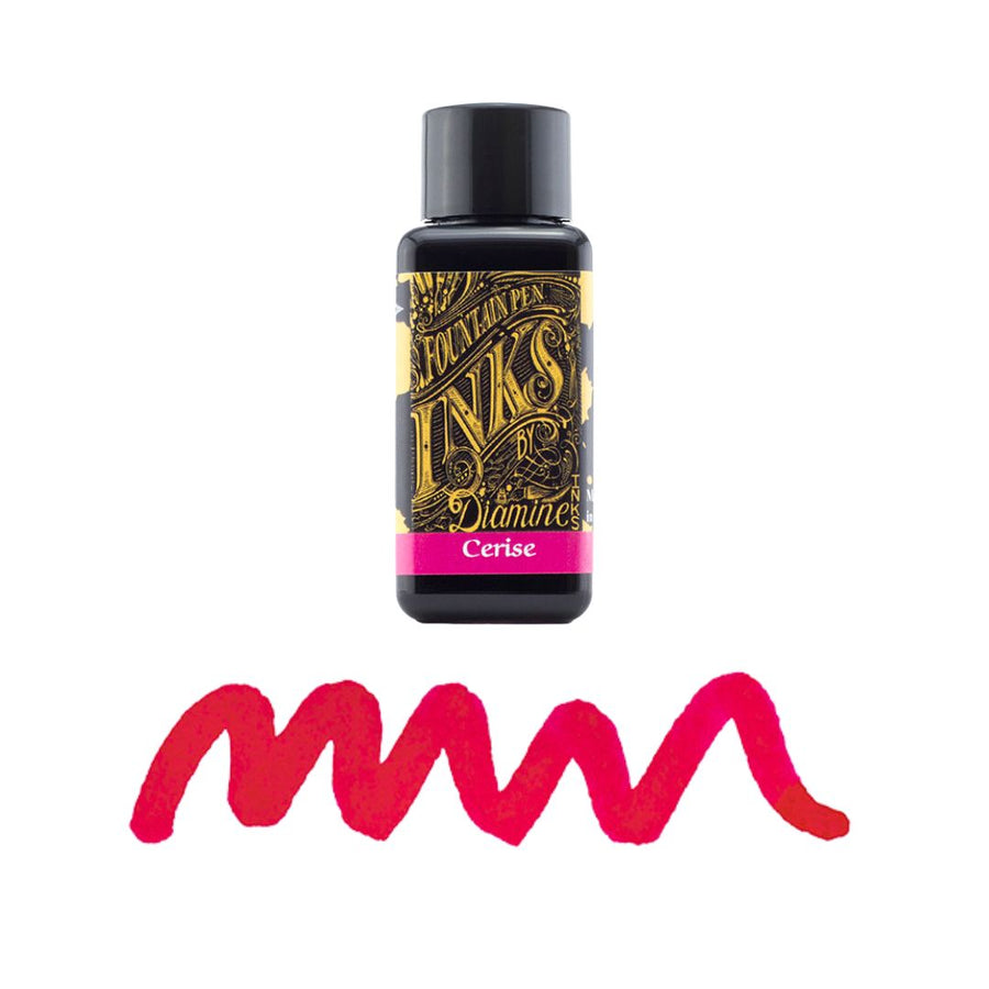 Reds & Pinks Diamine Fountain Pen Inks 30ml - Cerise