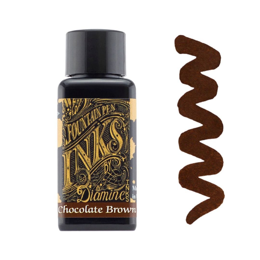 Browns Diamine Fountain Pen Inks 30ml - Chocolate Brown