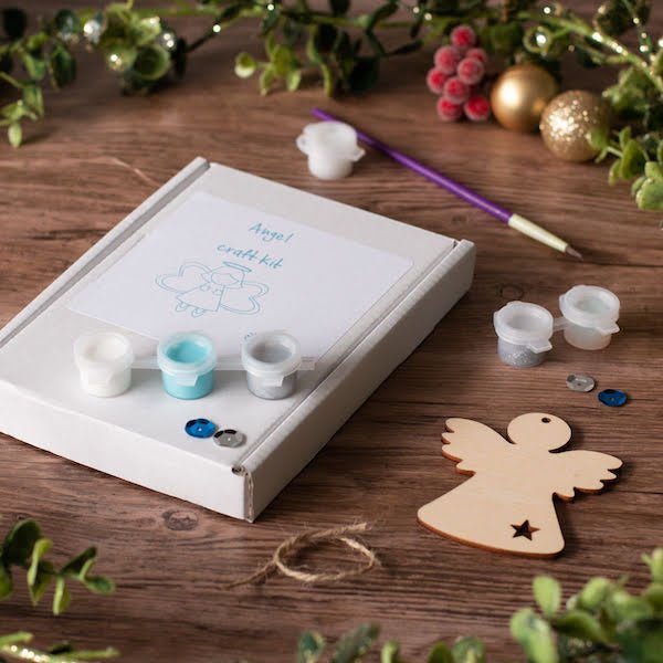 Angel Craft Kit - Christmas Tree Decoration-Craft Kits-Under the Rowan Trees-