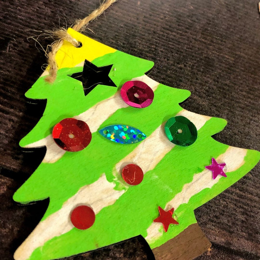 Christmas Tree Decoration Craft Kit-Craft Kits-Under the Rowan Trees-