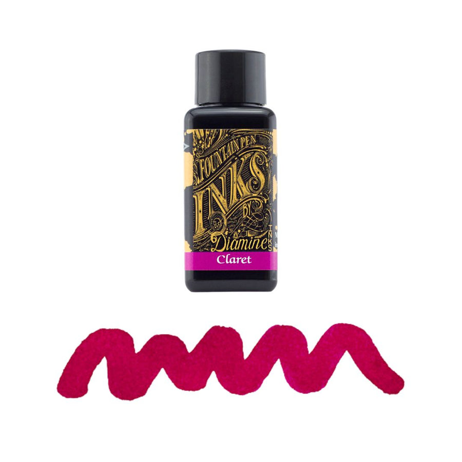 Reds & Pinks Diamine Fountain Pen Inks 30ml - Claret