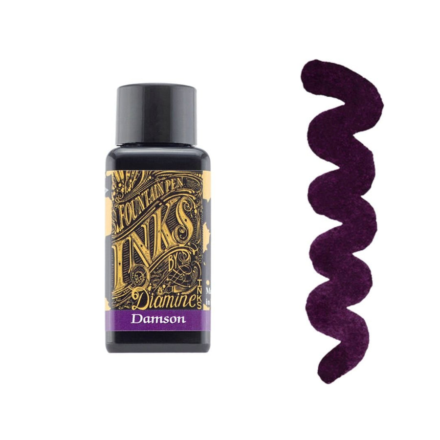 Purples Diamine Fountain Pen Inks 30ml - Damson