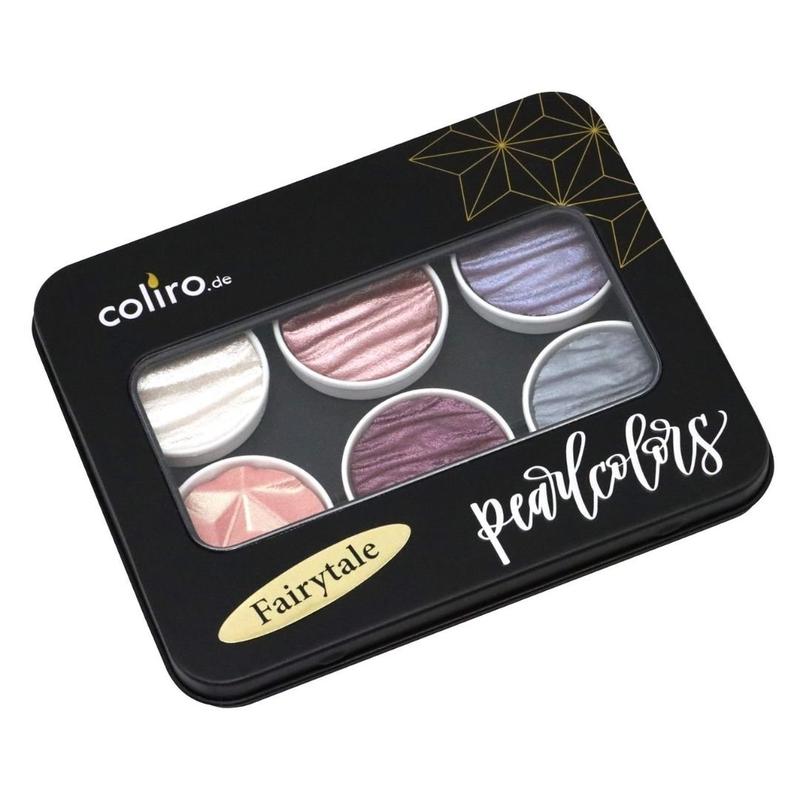 Fairytale Coliro Pearlcolors Set of Six-Calligraphy Inks-Coliro-
