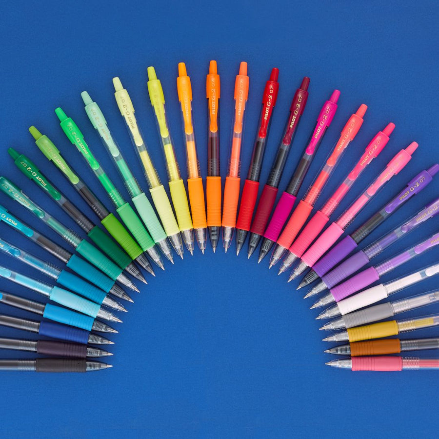 Pastel Gel Pens G-2 07 Pilot-Pens-Pilot-Pastel Blue