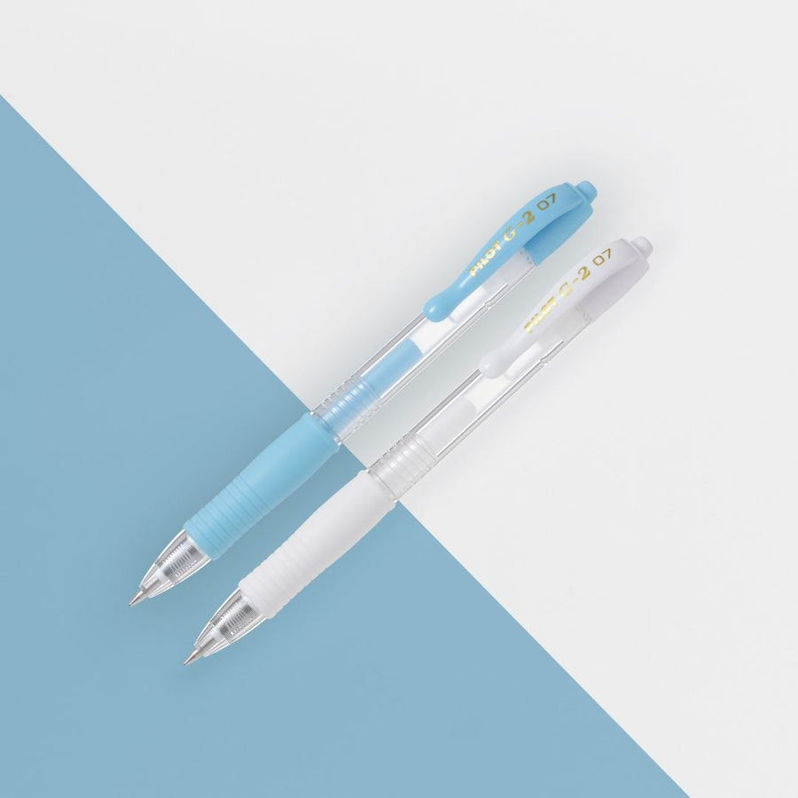 Pastel Gel Pens G-2 07 Pilot-Pens-Pilot-Pastel Blue