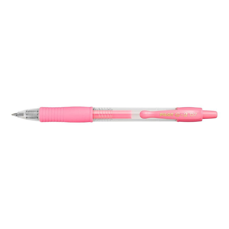 Pastel Gel Pens G-2 07 Pilot-Pens-Pilot-Pastel Pink