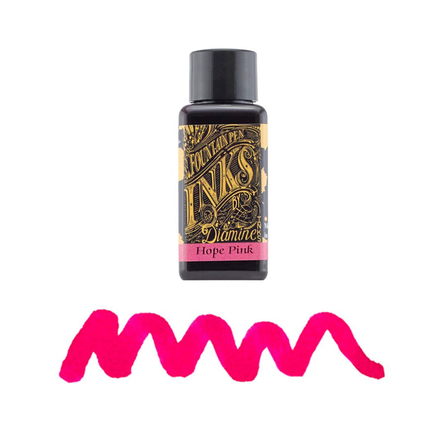 Reds & Pinks Diamine Fountain Pen Inks 30ml - Hope Pink