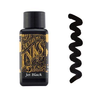 Diamine Fountain Pen Inks 30ml - Jet Black