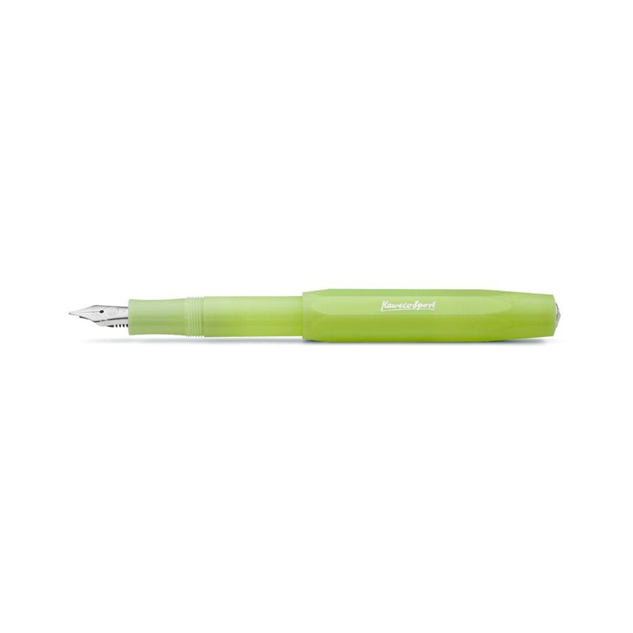 Kaweco Frosted Sport Fountain Pen Medium-Pens-Kaweco-Fine Lime
