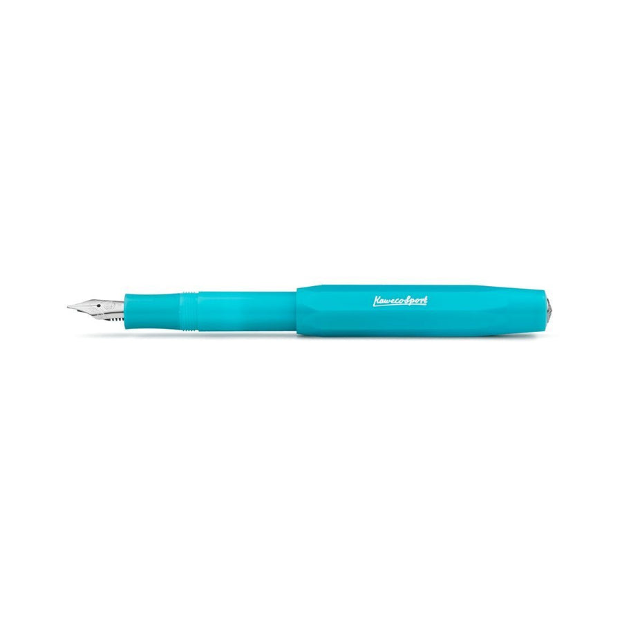 Kaweco Frosted Sport Fountain Pen Medium-Pens-Kaweco-Light Blueberry