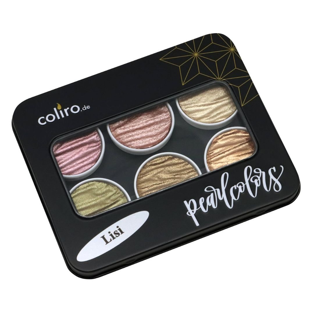 Lisi Coliro Pearlcolors Set of Six-Calligraphy Inks-Coliro-