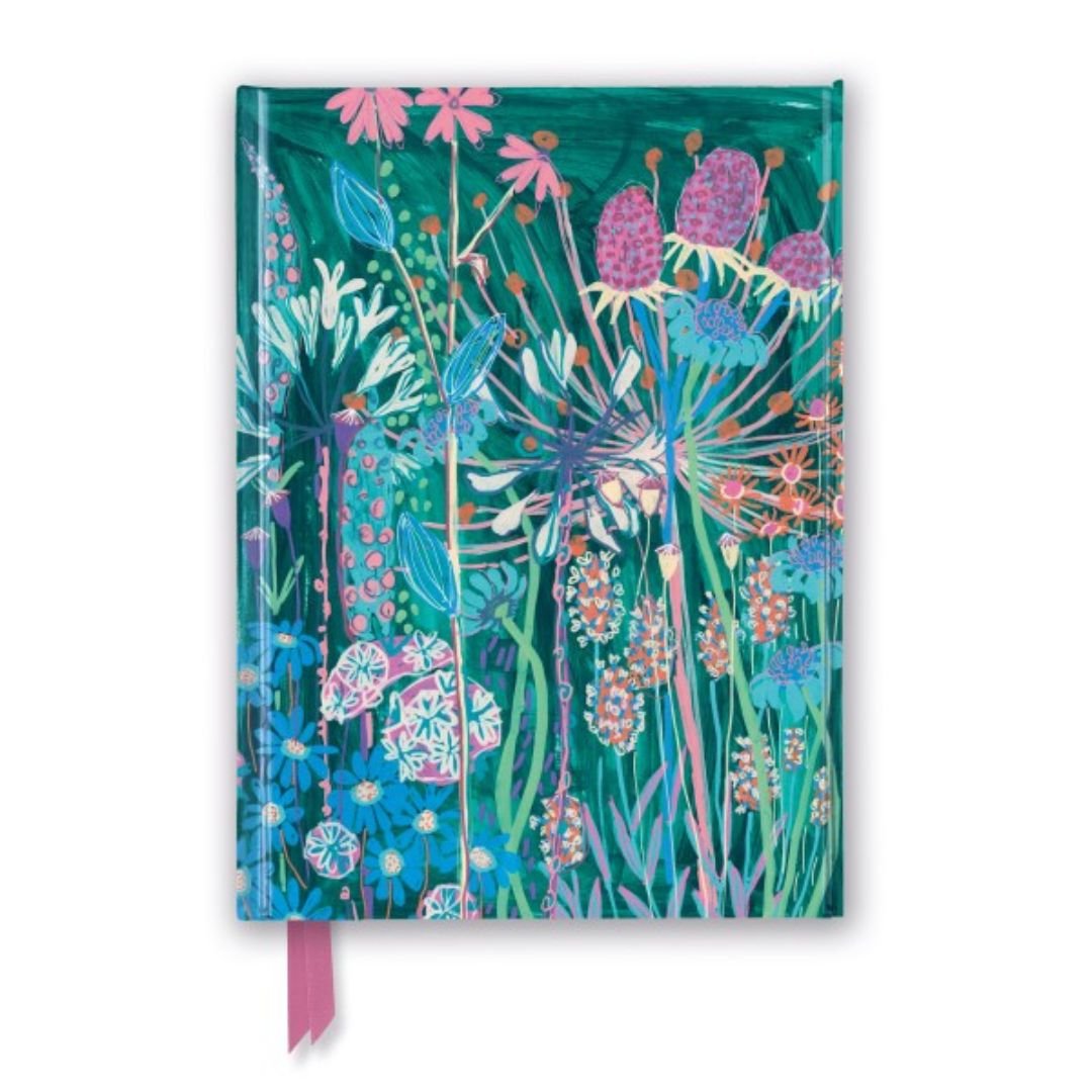 Lucy Innes Williams Viridian Garden House A5 Lined Journal - Flame Tree - Under the Rowan Trees