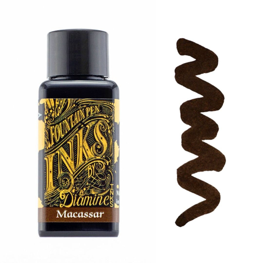 Browns Diamine Fountain Pen Inks 30ml - Macassar