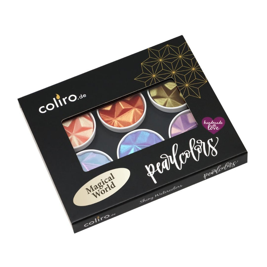 Magical World Coliro Pearlcolors Set of Six-Calligraphy Inks-Coliro-