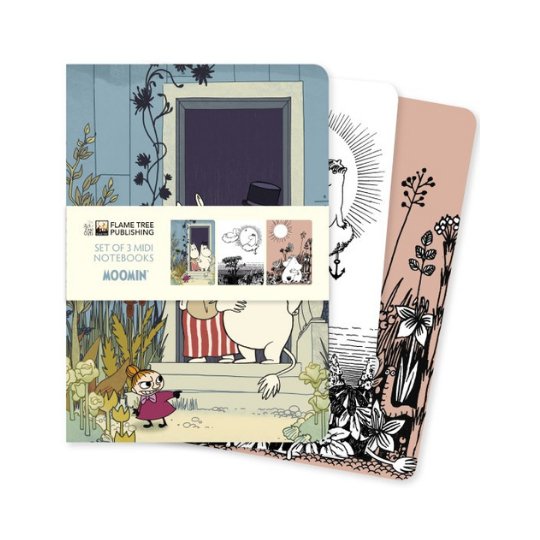 Moomin Midi Notebook Collection - Flame Tree - Under the Rowan Trees