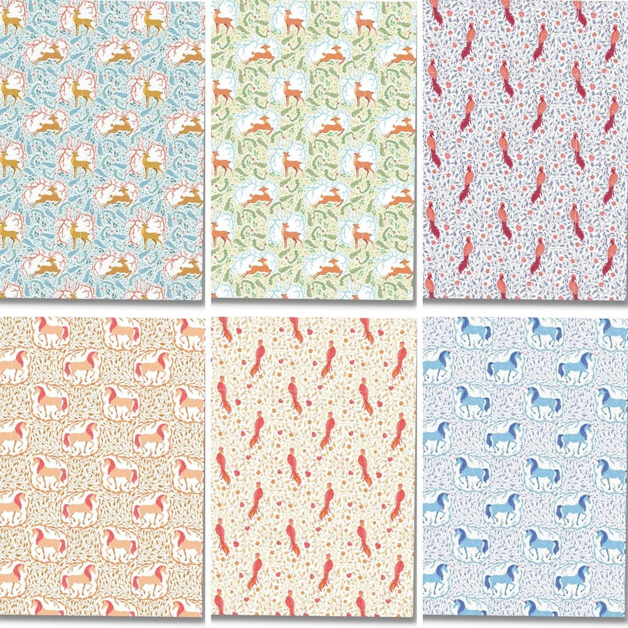 Mythical Beasts Scrapbook Papers - Digital Download-Digital Downloads-Under the Rowan Trees-
