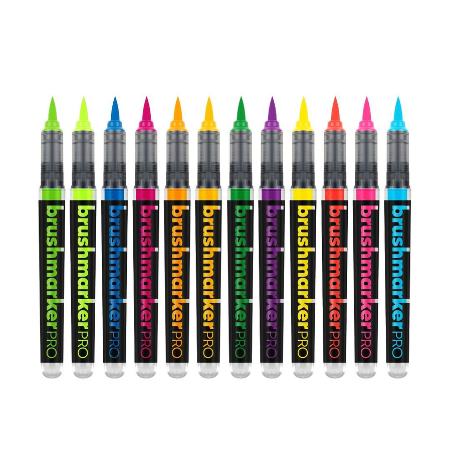 Neon Karin Brushmarker Pro Brush Pens-Pens-Karin-Neon Yellow