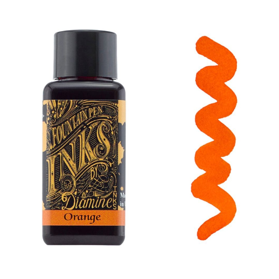 Oranges & Yellows Diamine Fountain Pen Inks 30ml-Fountain Pen Inks-Diamine-Orange
