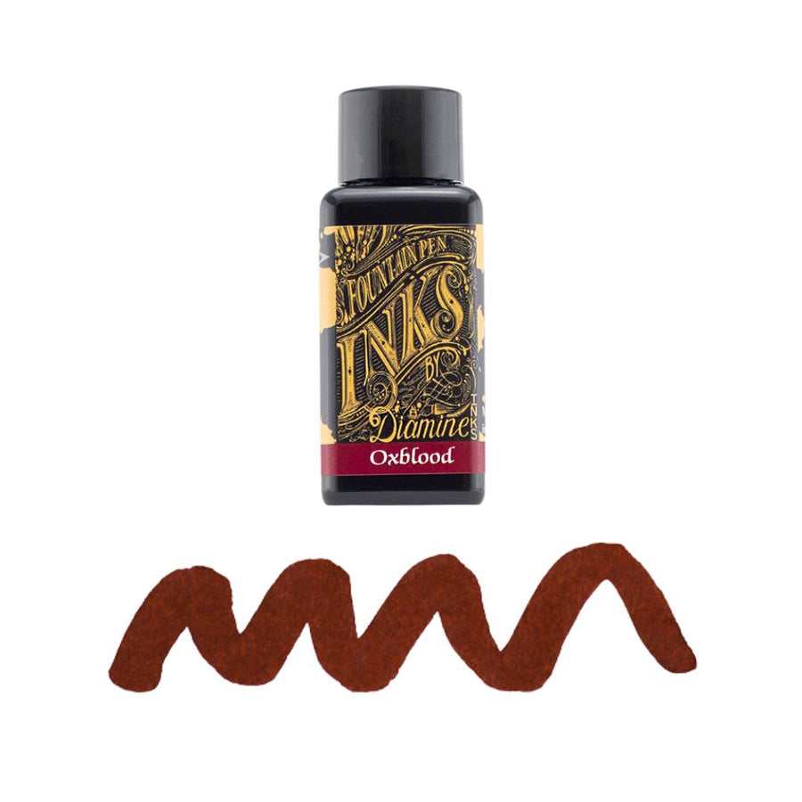 Reds & Pinks Diamine Fountain Pen Inks 30ml - Oxblood