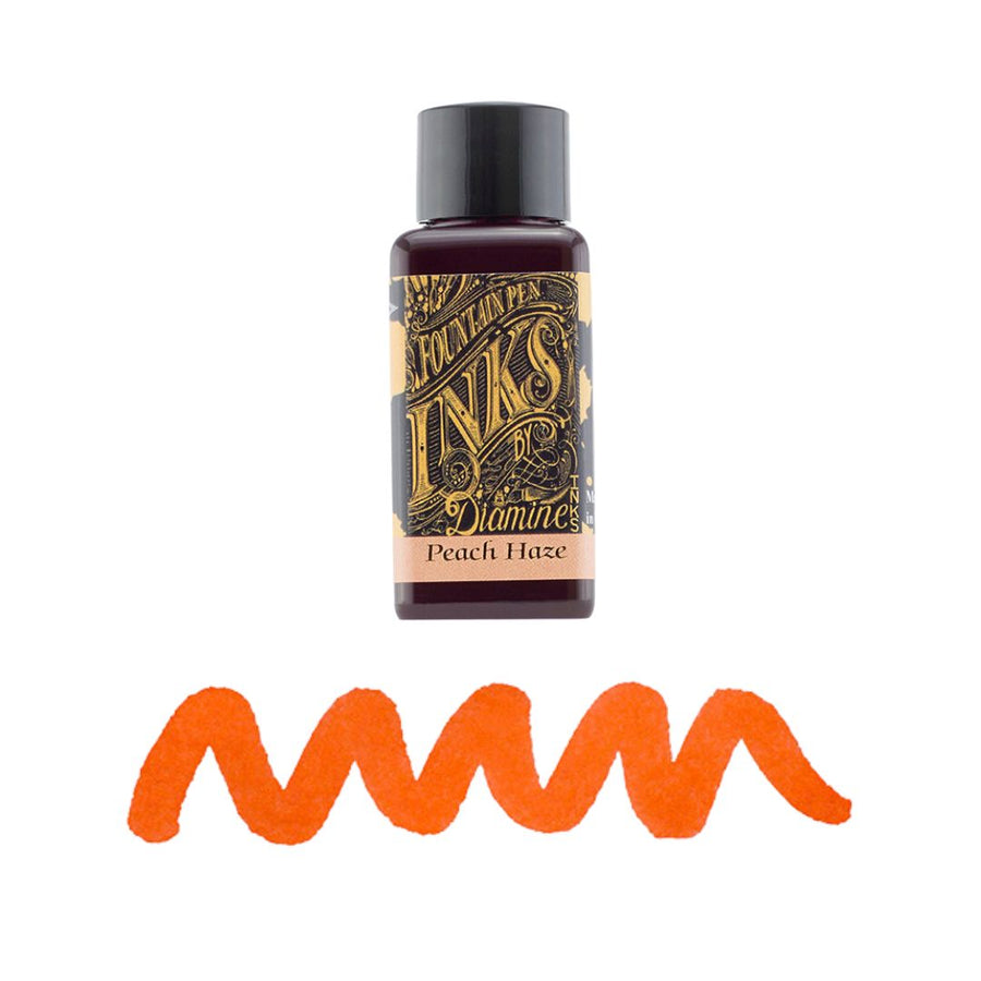 Reds & Pinks Diamine Fountain Pen Inks 30ml - Peach Haze