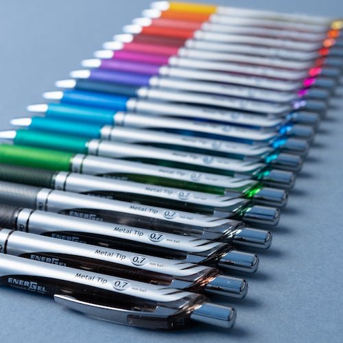 Pentel EnerGel Retractable Pen 0.7mm-Pens-Pentel-Black