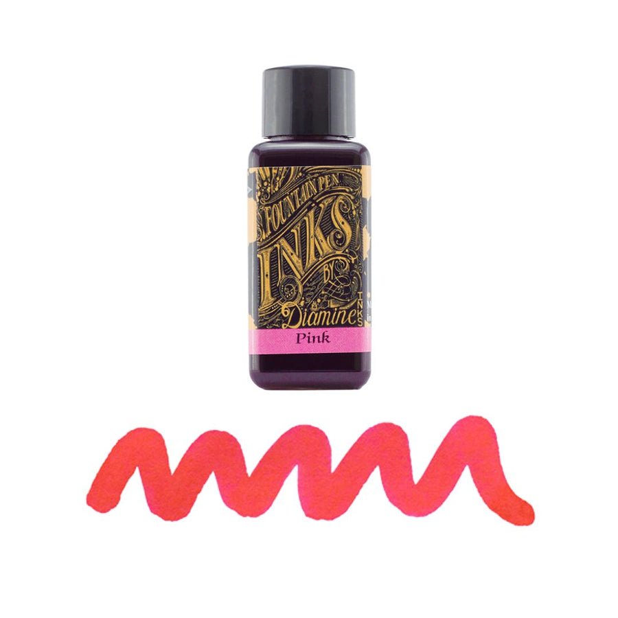 Reds & Pinks Diamine Fountain Pen Inks 30ml - Pink