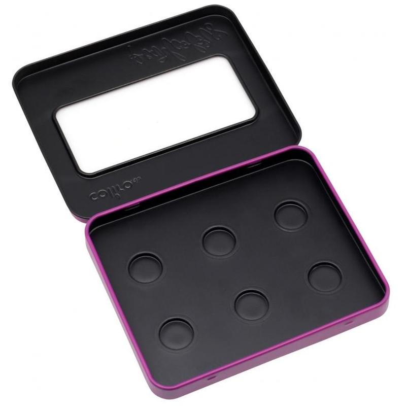 Purple Metal Storage Tin Coliro Pearlcolors-Storage-Coliro-