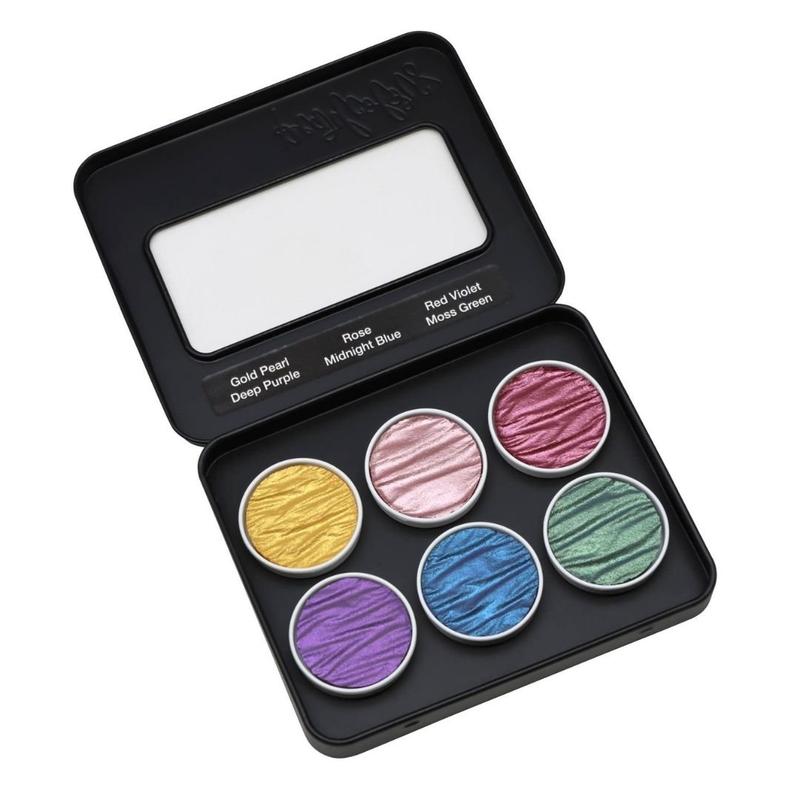 Rainbow Coliro Pearlcolors Set of Six-Calligraphy Inks-Coliro-