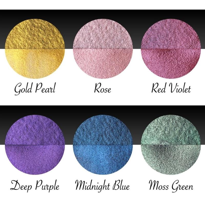 Rainbow Coliro Pearlcolors Set of Six-Calligraphy Inks-Coliro-