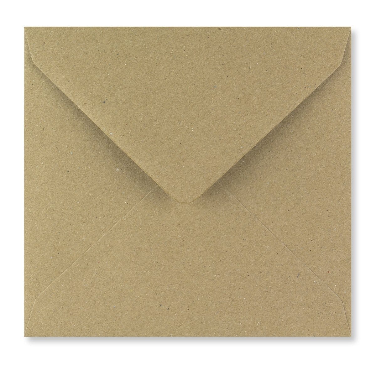 Recycled Kraft Envelope Square 155mm-Envelopes-Under the Rowan Trees-