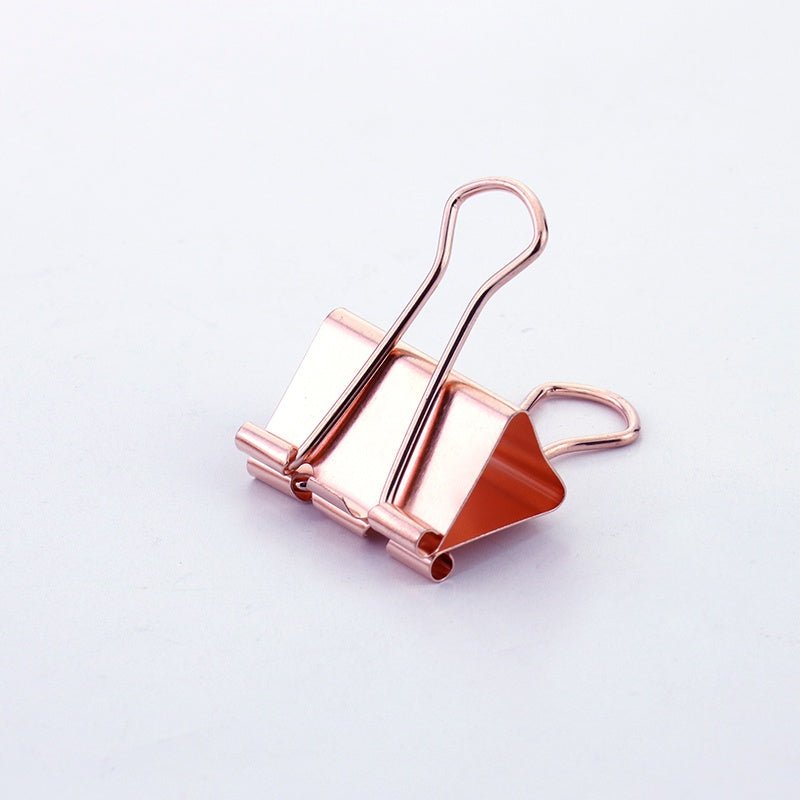 Rose Gold Binder Clip-Paper Clips-Under the Rowan Trees-