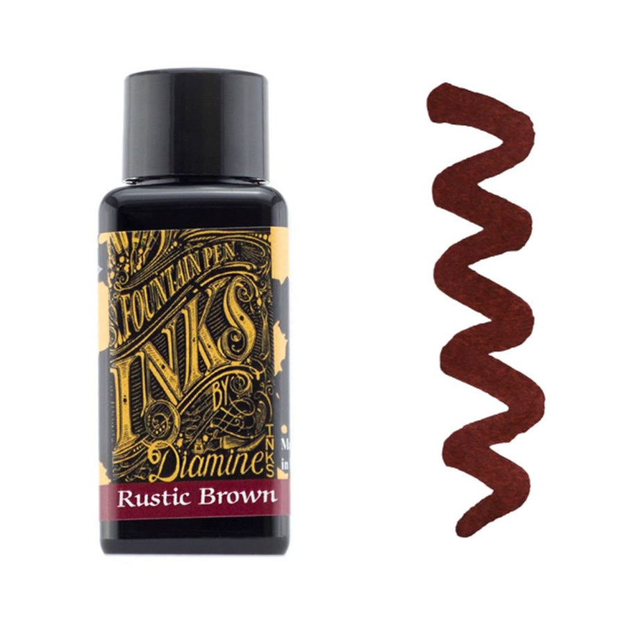 Browns Diamine Fountain Pen Inks 30ml - Rustic Brown