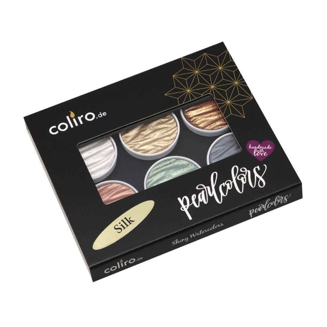 Silk Coliro Pearlcolors Set of Six-Calligraphy Inks-Coliro-