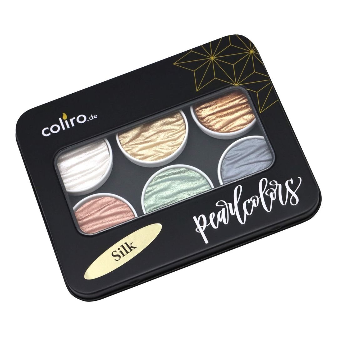 Silk Coliro Pearlcolors Set of Six-Calligraphy Inks-Coliro-