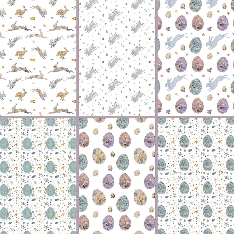 Spring Scrapbook Paper Digital Download-Digital Downloads-Under the Rowan Trees-