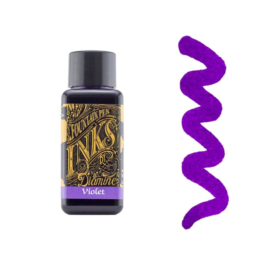 Purples Diamine Fountain Pen Inks 30ml - Violet